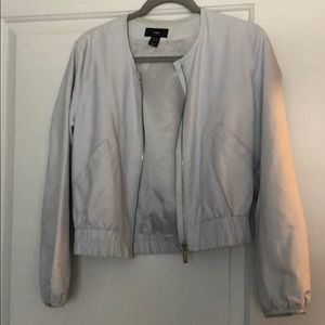 Silver bomber jacket